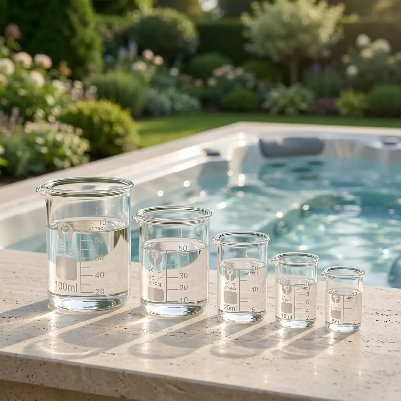 Glas-Messbecher-Set (5-teilig)