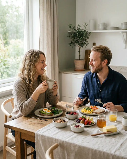 Ausgewogene Mahlzeit im Alltag