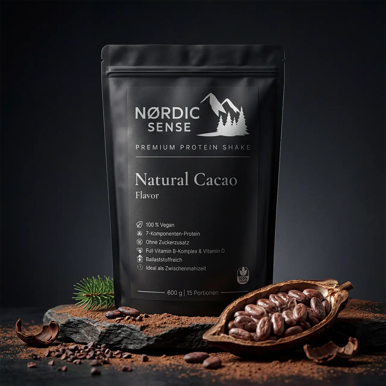 Protein-Shake Natural Cacao